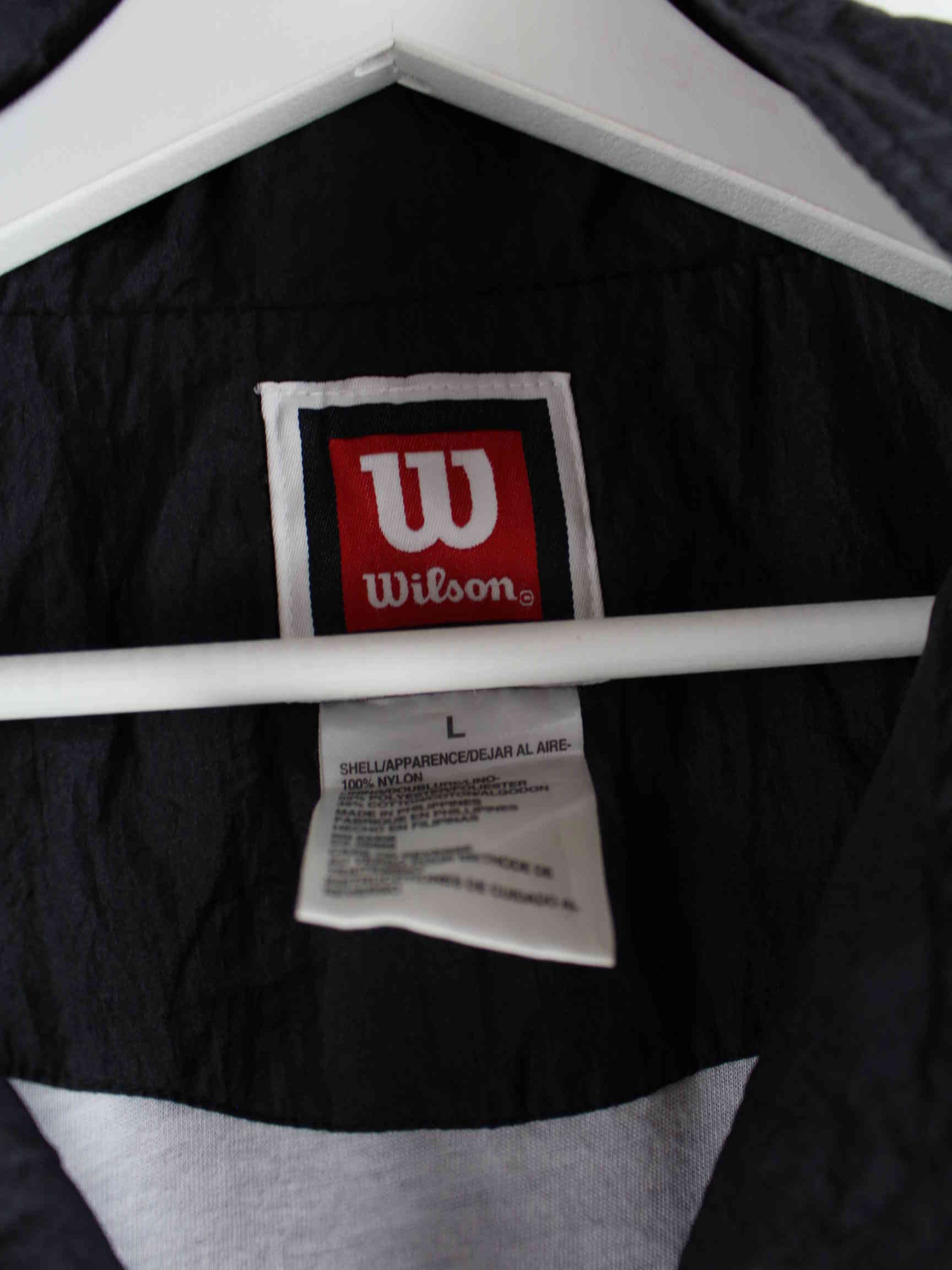 Wilson 90s Vintage Trainingsjacke Blau L (detail image 2)