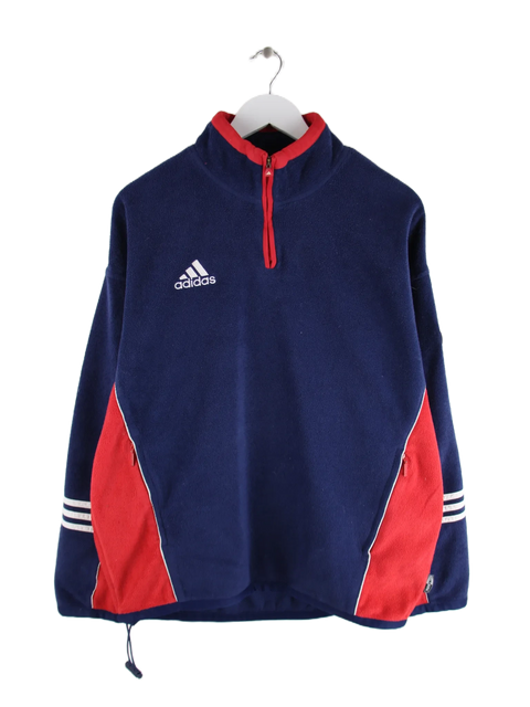 Adidas Fleece Blau M – Vorderseite