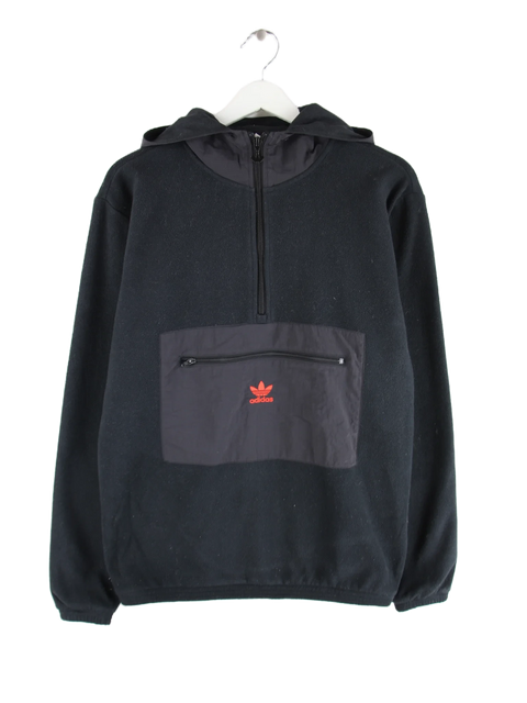 Adidas Fleece Schwarz S – Vorderseite