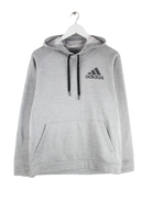 Adidas Hoodie Grau M – Vorderseite