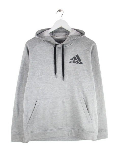 Adidas Hoodie Grau M – Vorderseite