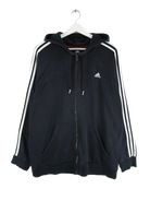 Adidas Hoodie Schwarz XL – Vorderseite