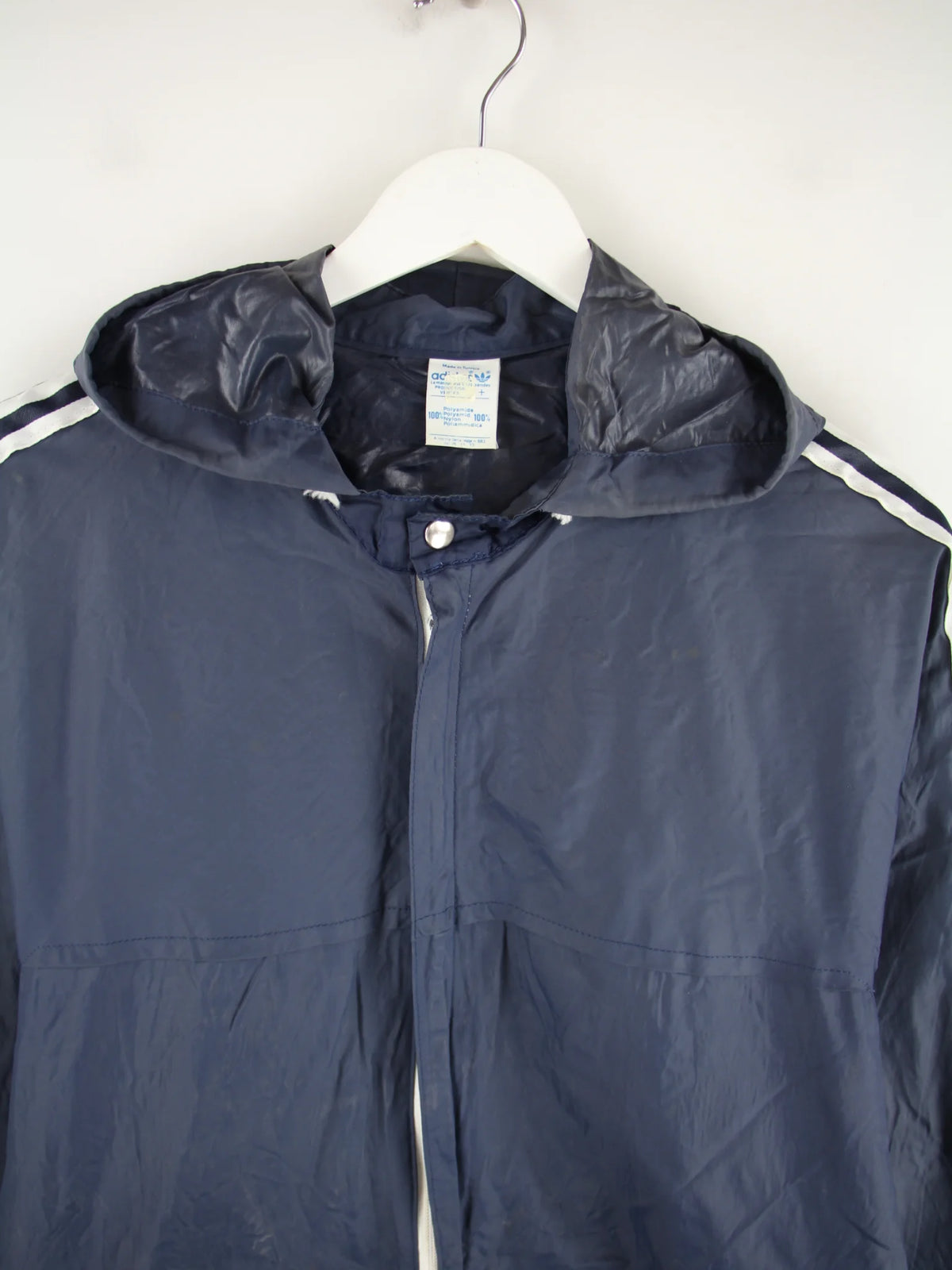 Adidas Leichte Jacke Blau XL – Detailansicht Vorderseite