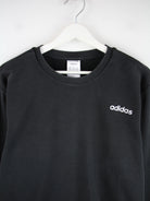 Adidas Sweater Schwarz L – Detailansicht Vorderseite