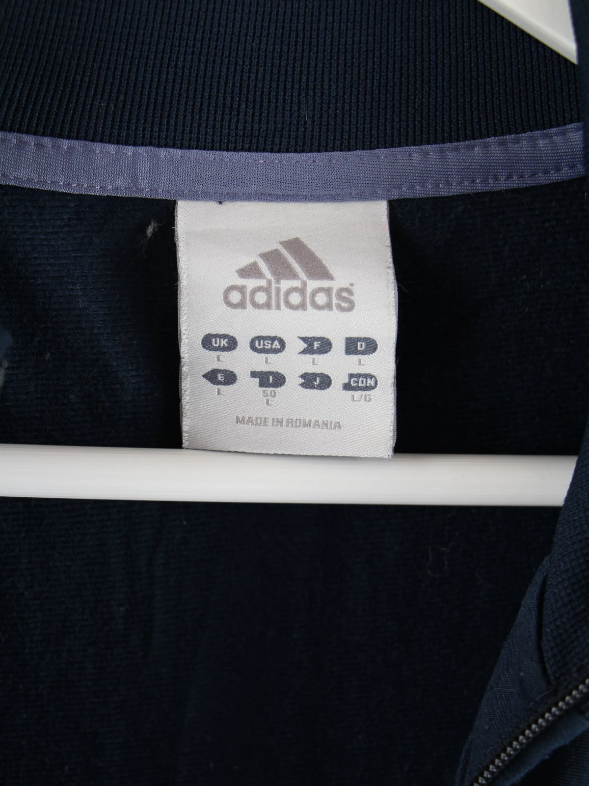 Adidas Trainingsjacke Blau L – Detailbild 2