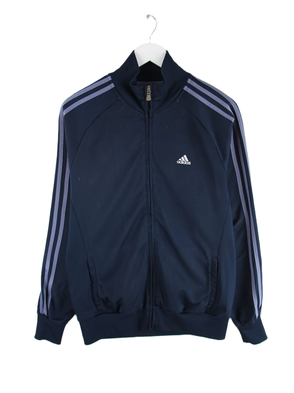 Adidas Trainingsjacke Blau L – Vorderseite