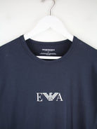 Armani T-Shirt Blau XL – Detailansicht Vorderseite