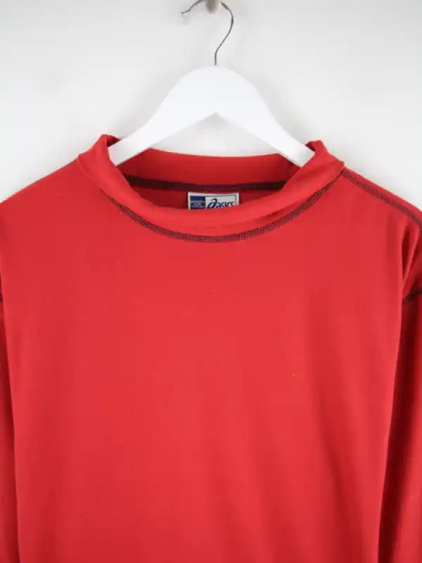 Asics Sweatshirt Rot XL – Etikett