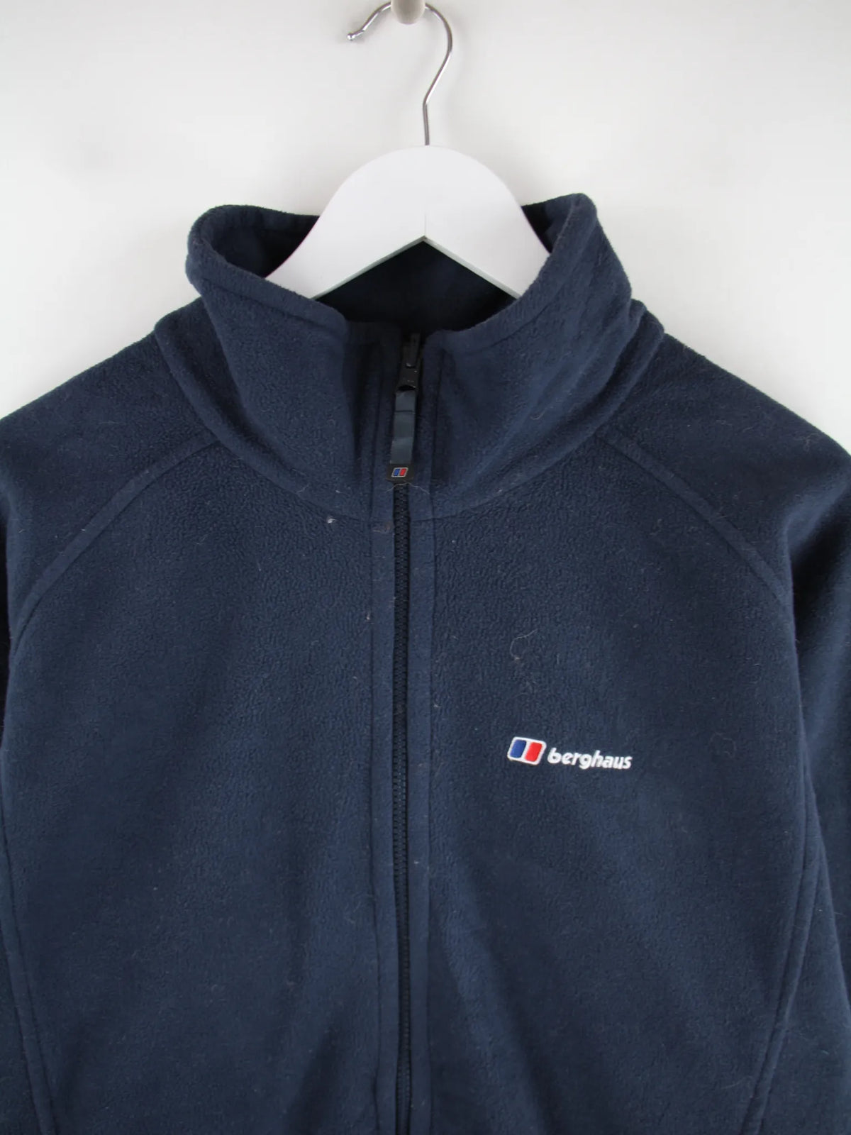 Berghaus Fleece Blau L – Detailansicht Vorderseite