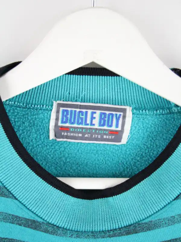 Bugle Boy Sweater Türkis M – Etikett
