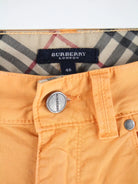 Burberry Hose Orange – Detailansicht Vorderseite