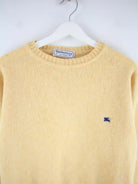 Burberry Pullover Gelb S – Detailansicht Vorderseite