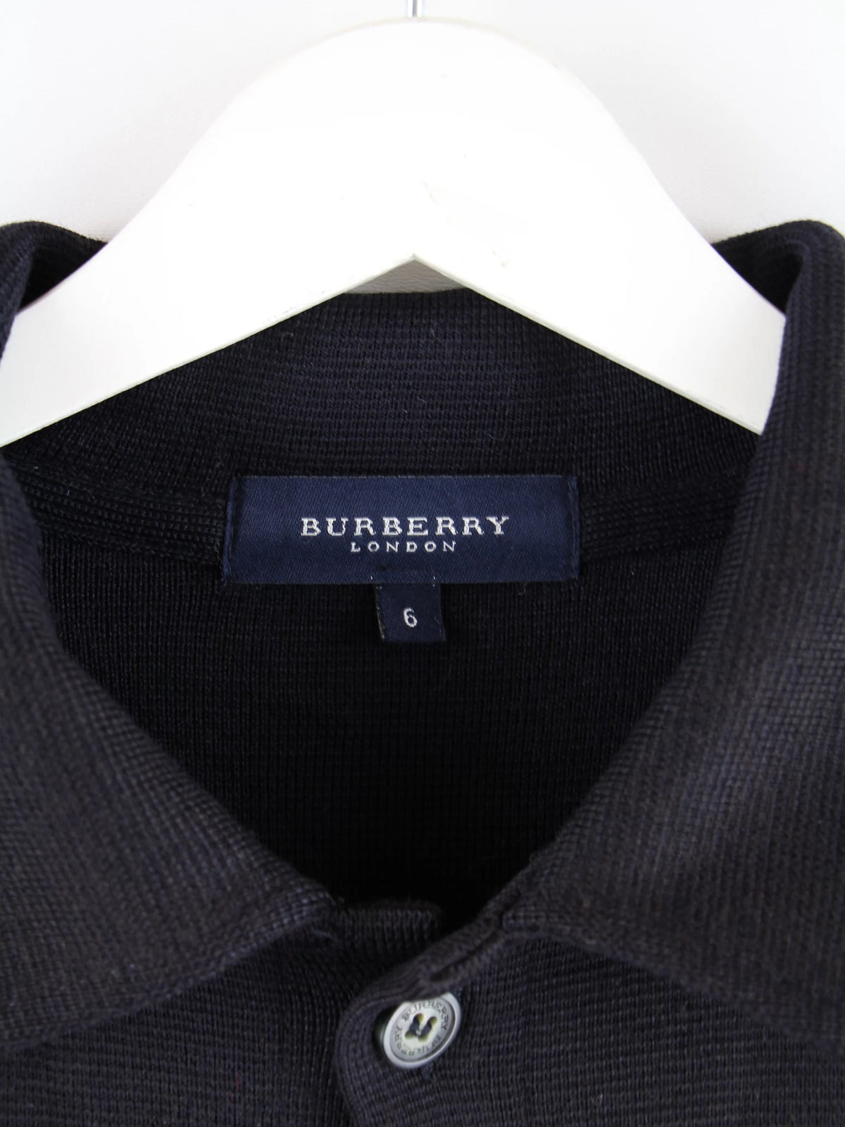 Burberry Strickjacke Schwarz L – Etikett
