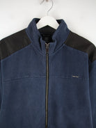 Calvin Klein Sweatjacke Blau XL – Detailansicht Vorderseite