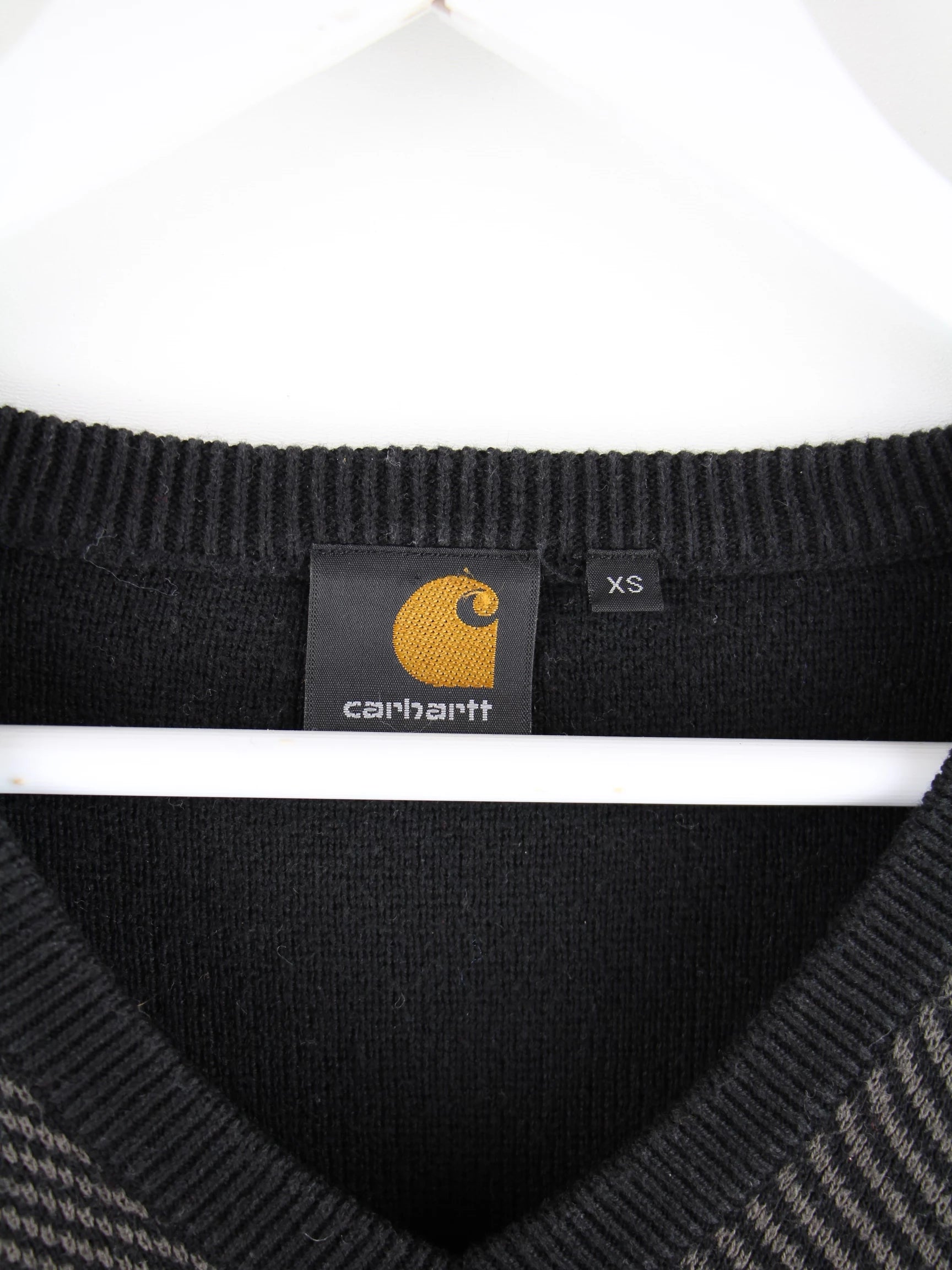 Carhartt Pullover Schwarz S – Etikett
