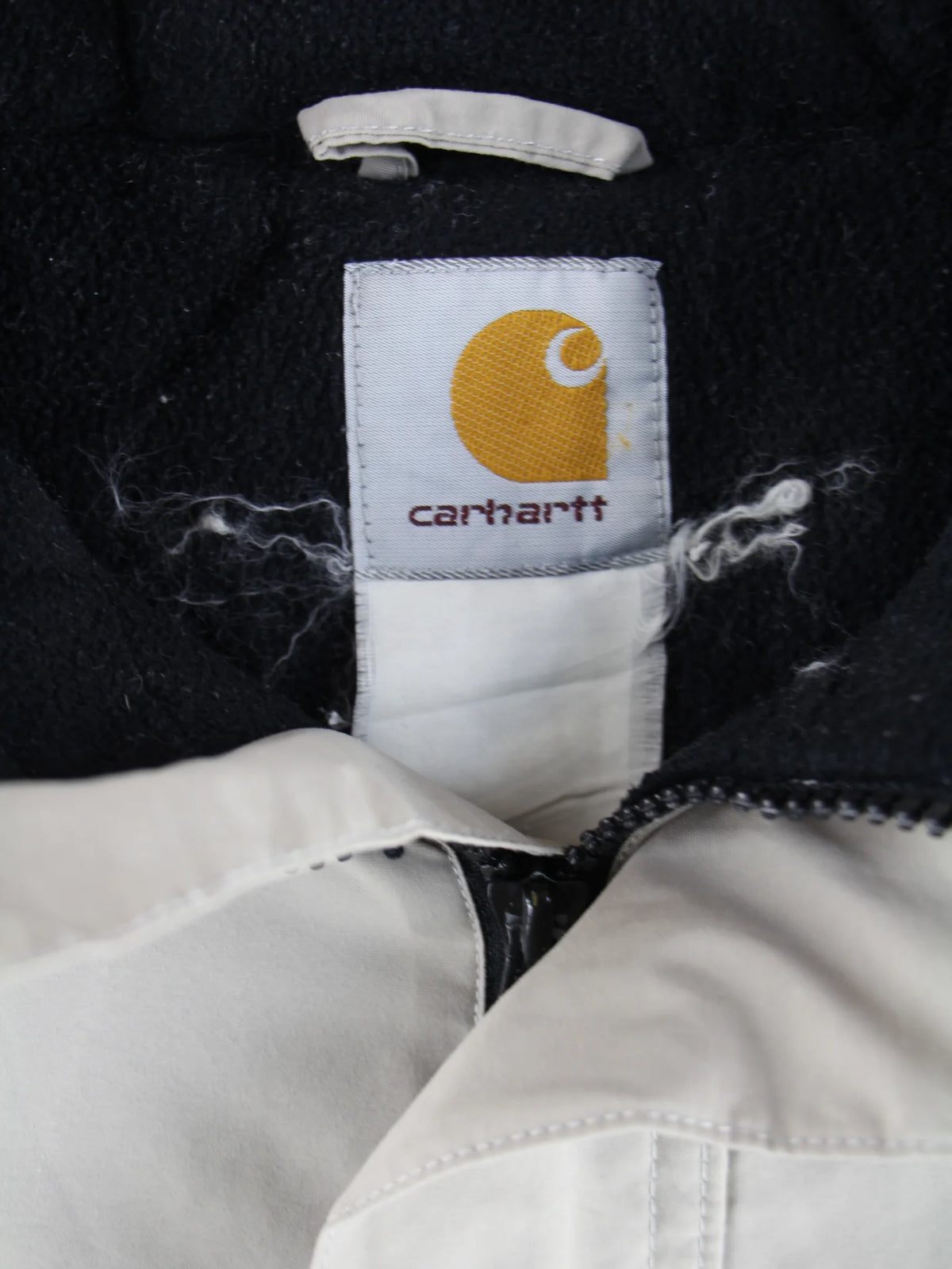 Carhartt Windbreaker Beige XL – Etikett