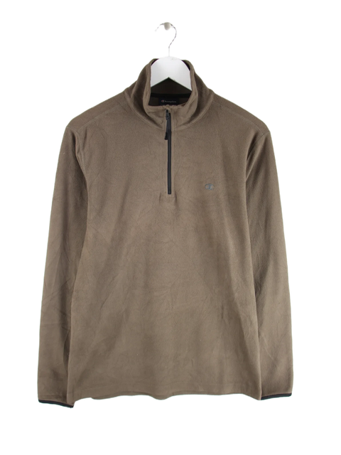 Champion Fleece Braun M – Vorderseite