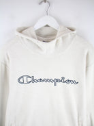 Champion Fleece Weiß S – Detailansicht Vorderseite