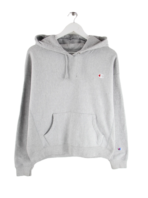 Champion Hoodie Grau L – Vorderseite