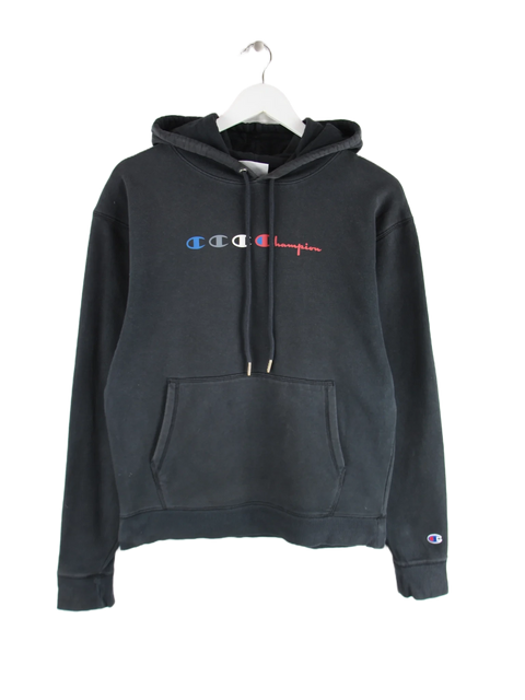 Champion Hoodie Schwarz S – Vorderseite