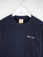 Champion Sweater Blau M – Detailansicht Vorderseite