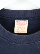 Champion Sweater Blau M – Etikett