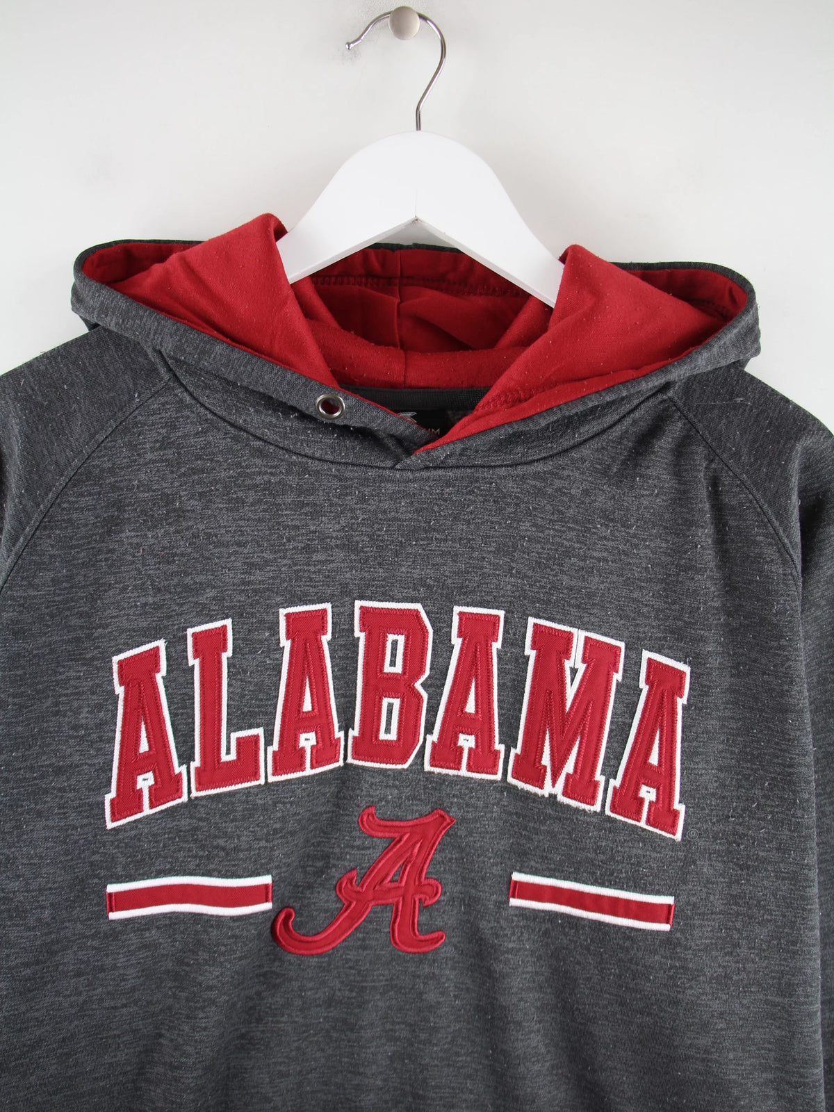 Colosseum Athletics Hoodie Grau XL – Detailansicht Vorderseite
