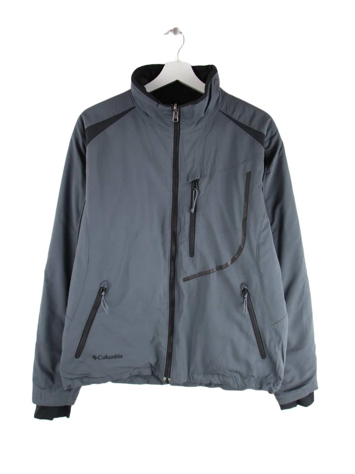 Columbia Jacke Grau M – Vorderseite
