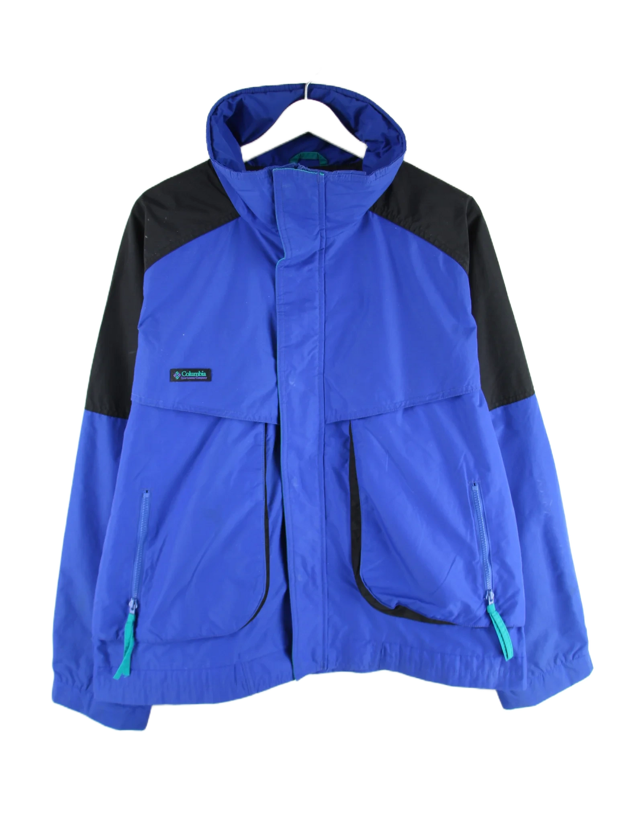 Columbia Leichte Jacke Blau L – Vorderseite
