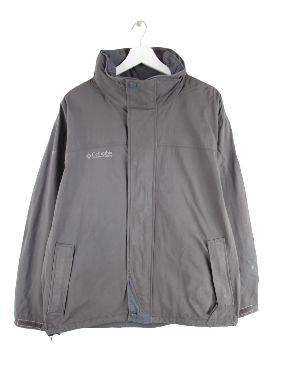 Columbia Leichte Jacke Grau L – Vorderseite