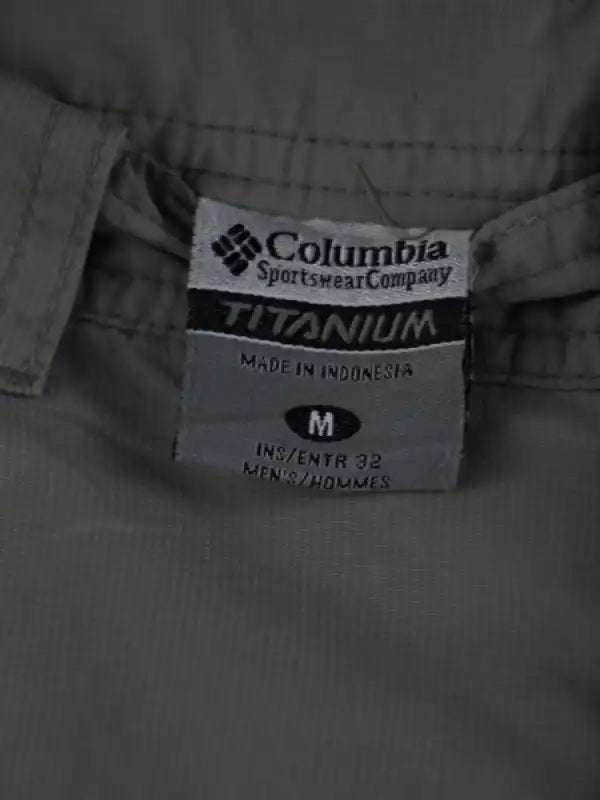 Columbia Track Pants Grau M – Detailansicht Vorderseite