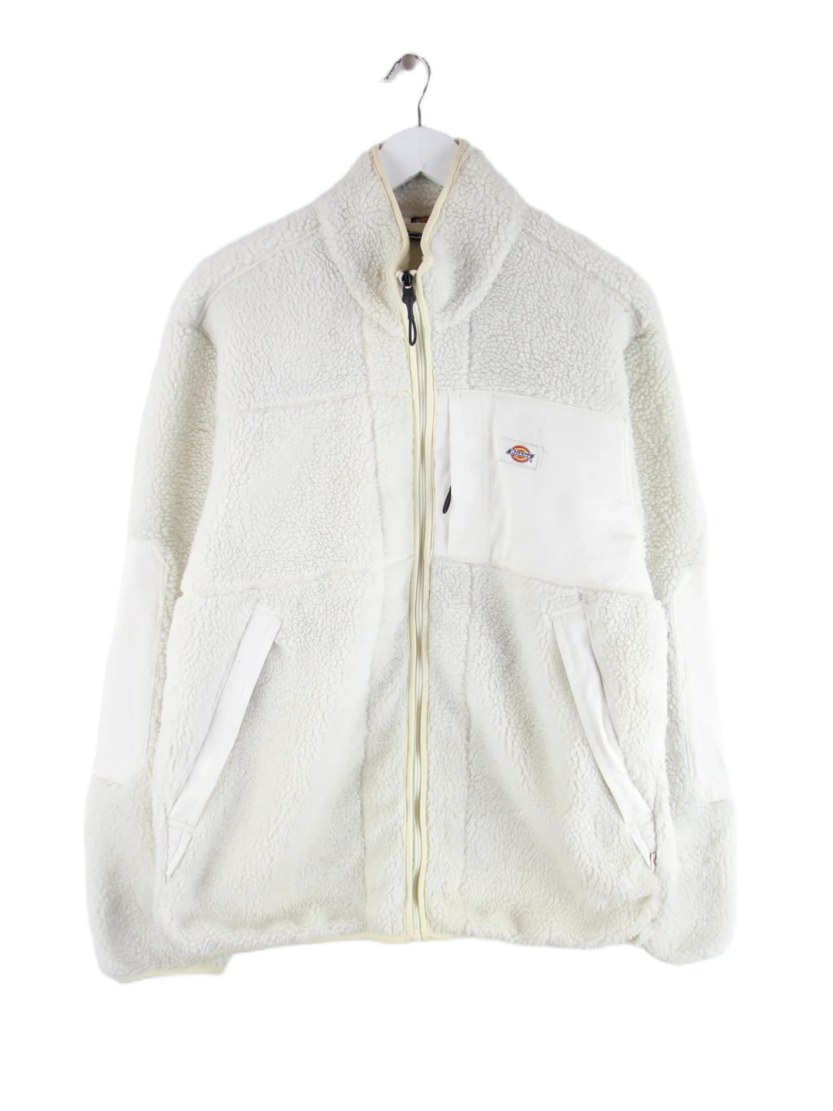 Dickies Fleece Weiß L – Vorderseite