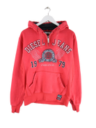 Diesel Hoodie Rot M – Vorderseite
