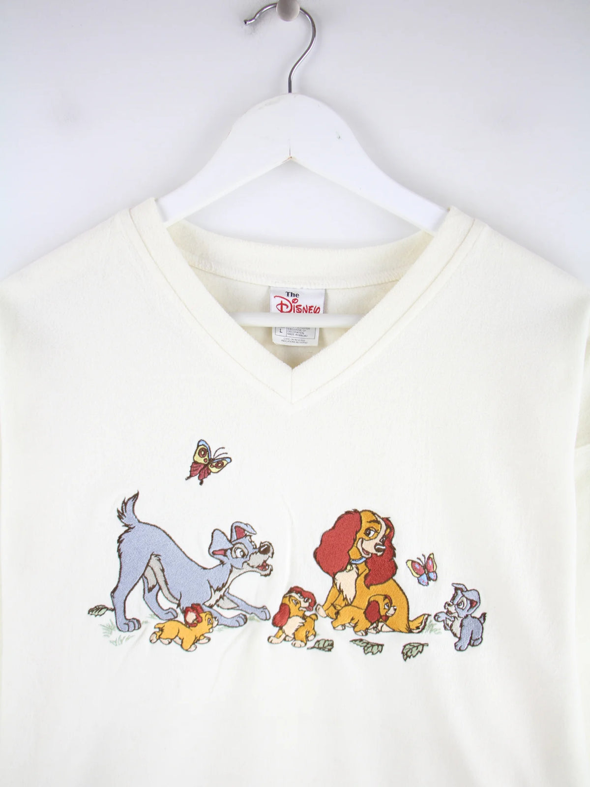 Disney Fleece Beige L – Detailansicht Vorderseite
