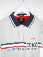 Ecko Polo Grau L – Detailansicht Vorderseite