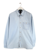 Eddie Bauer Freizeit Hemd Blau L – Vorderseite
