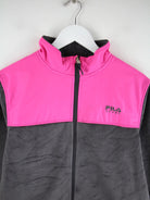 Fila Fleece Grau XL – Detailansicht Vorderseite