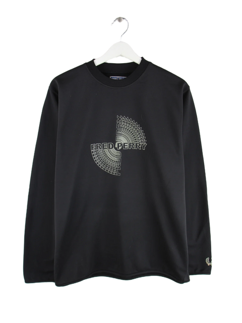 Fred Perry Sweater Schwarz M – Vorderseite