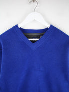 GAP Fleece Blau S – Detailansicht Vorderseite