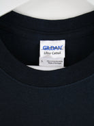 Gildan T-Shirt Schwarz L – Etikett