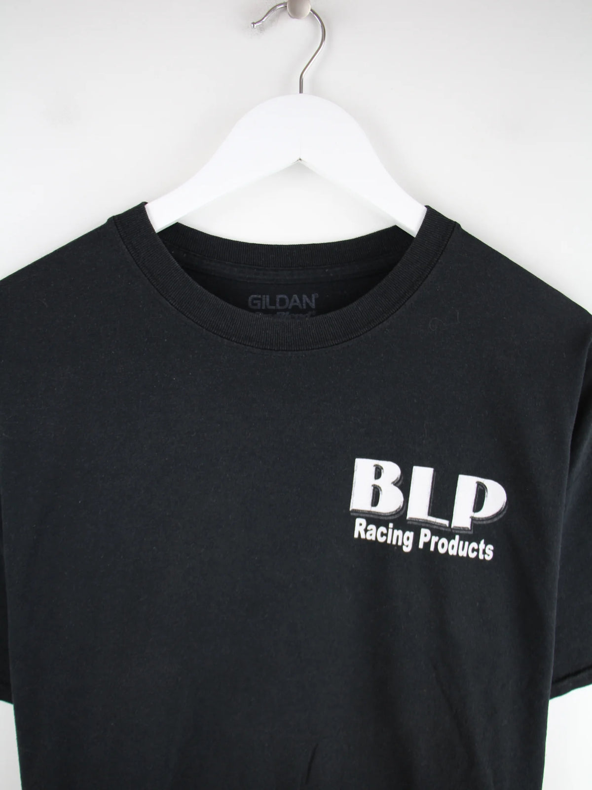 Gildan T-Shirt Schwarz XL – Detailansicht Vorderseite