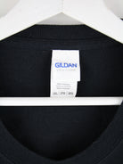 Gildan T-Shirt Schwarz XXL – Etikett