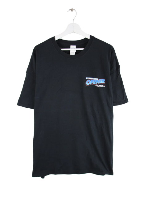 Gildan T-Shirt Schwarz XXL – Vorderseite