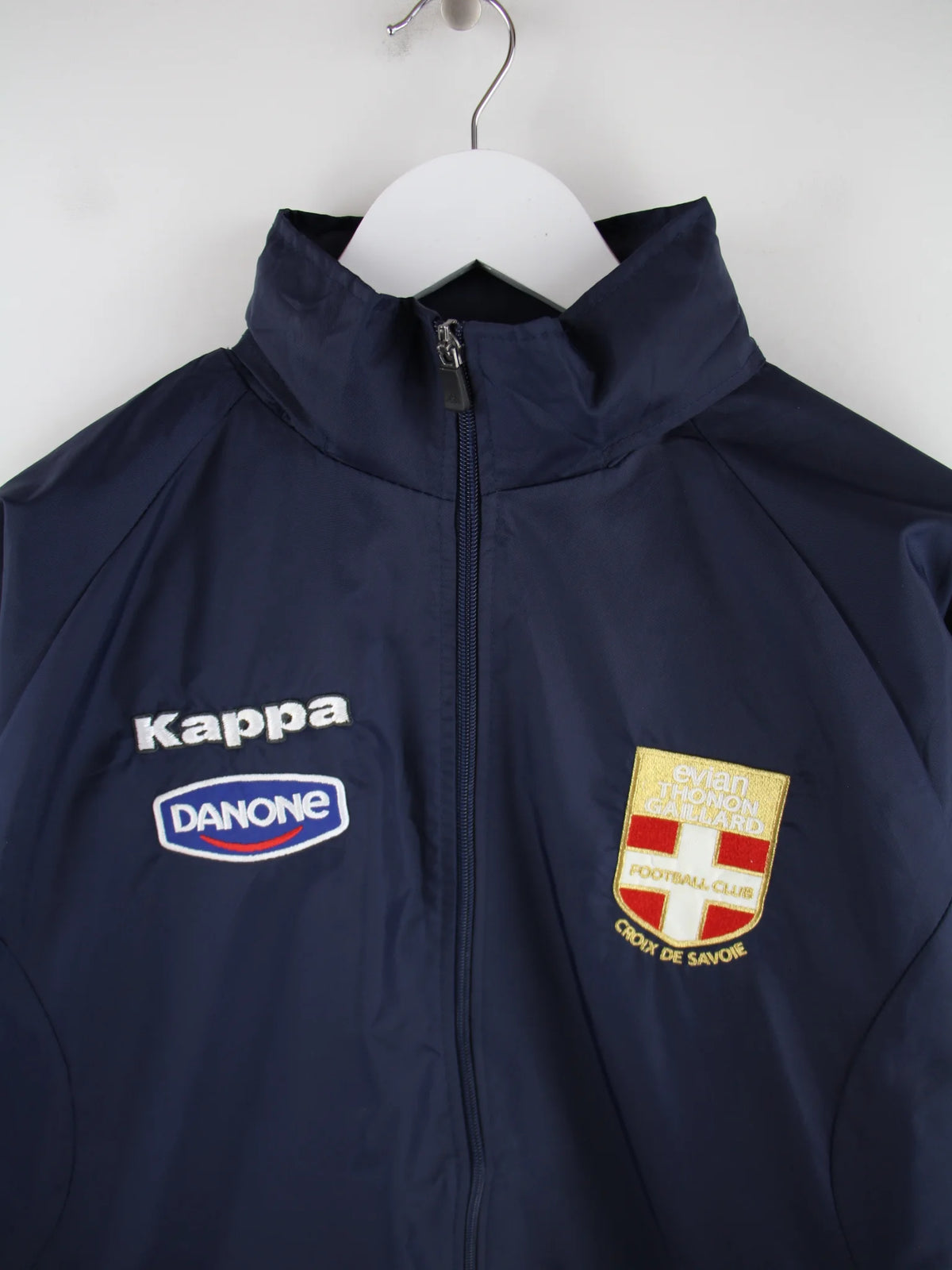 Kappa Leichte Jacke Blau M – Detailansicht Vorderseite
