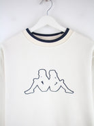 Kappa Sweater Weiß M – Detailansicht Vorderseite