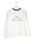 Kappa Sweater Weiß M – Vorderseite
