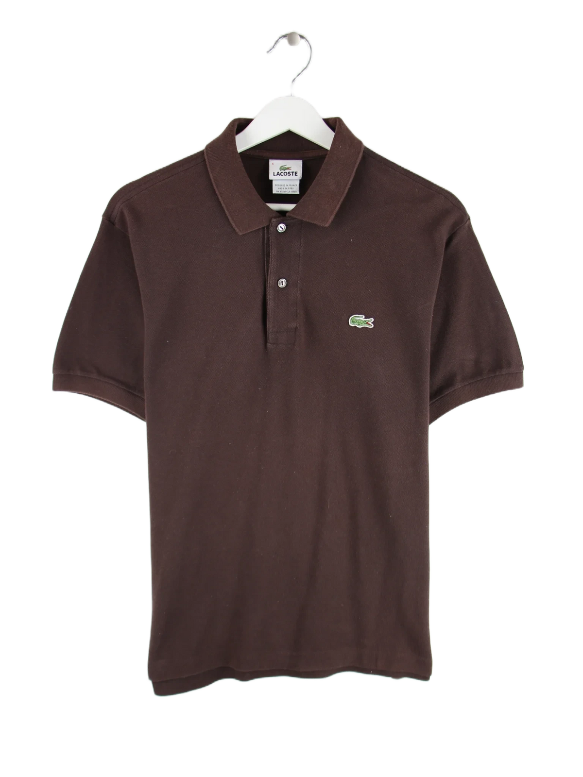 Lacoste Polo Braun S – Vorderseite