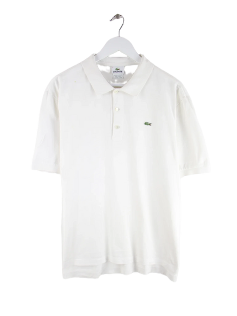 Lacoste Polo Weiß L – Vorderseite