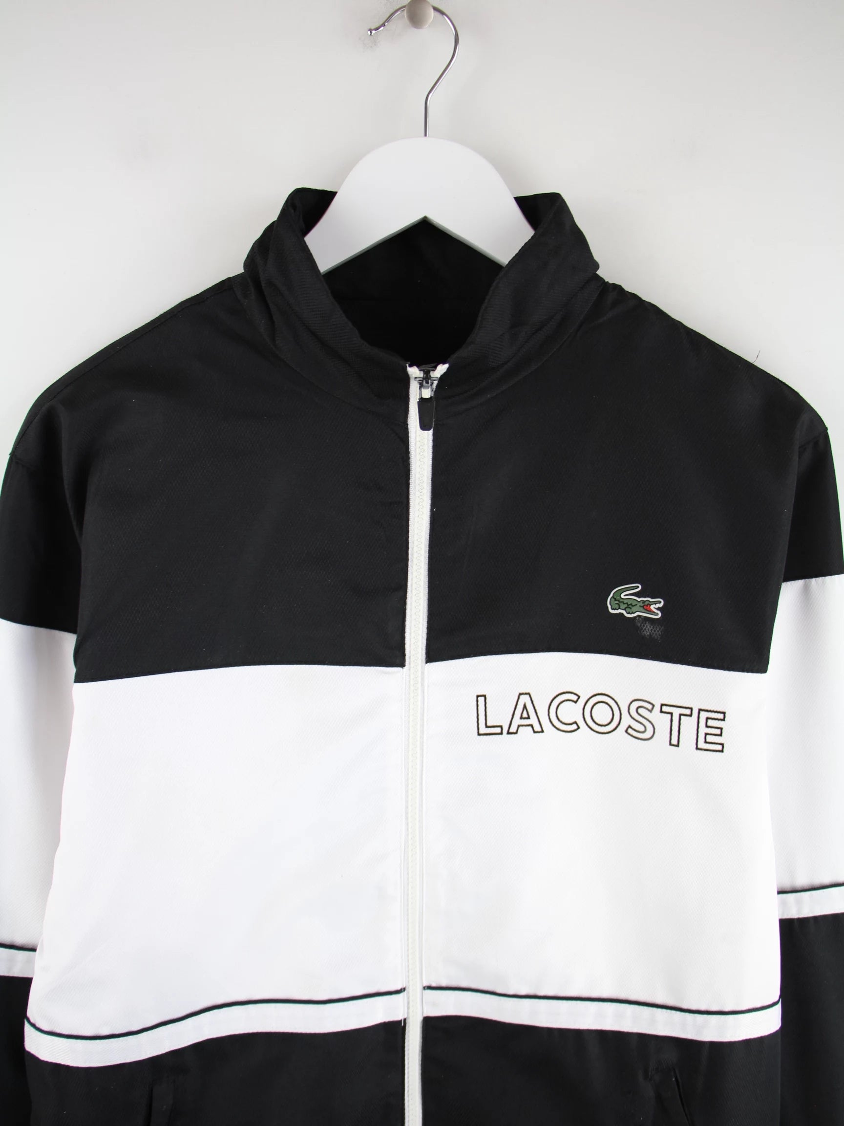 Lacoste Trainingsjacke Mehrfarbig M – Detailansicht Vorderseite