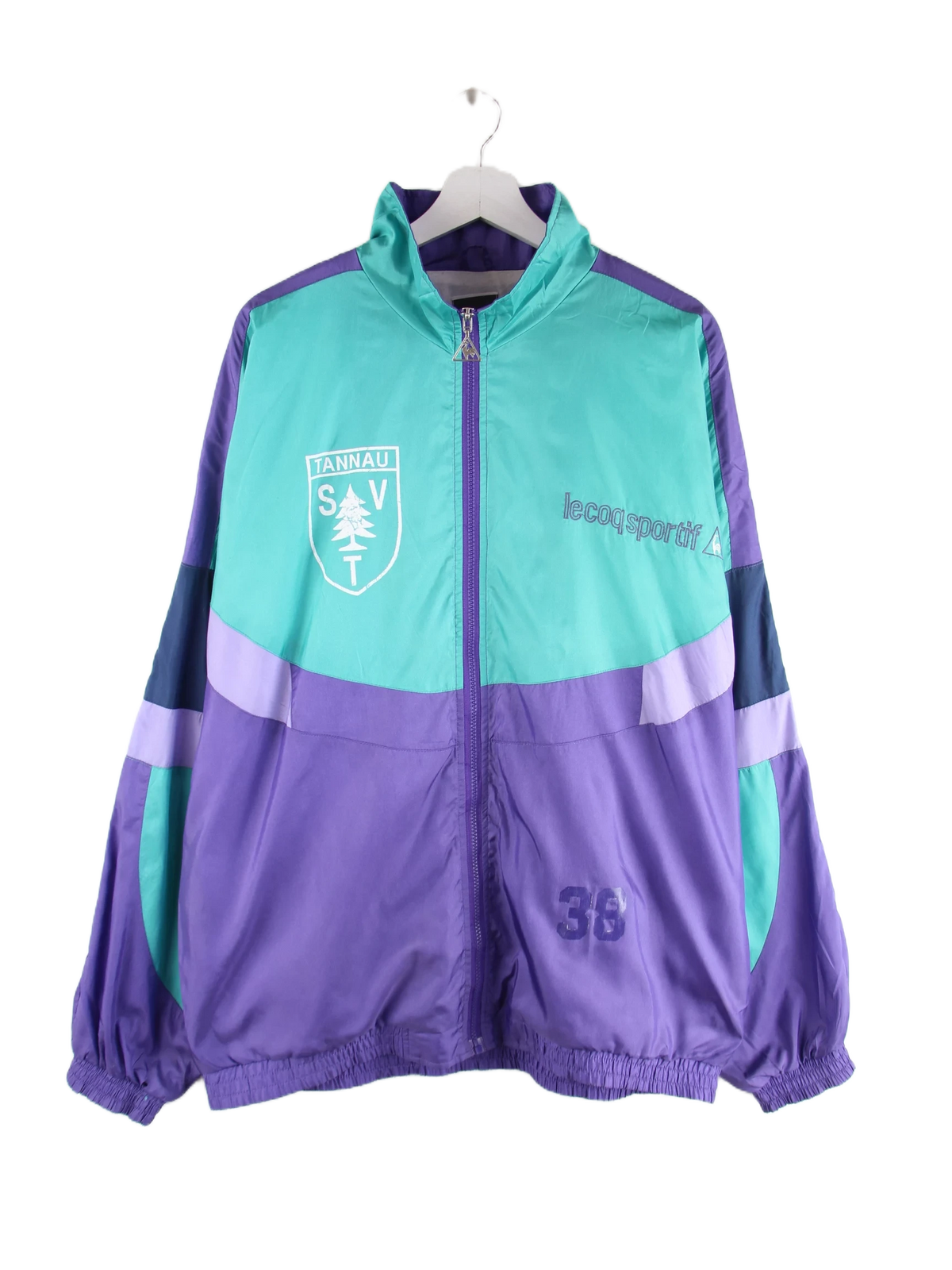 Le Coq Sportif Leichte Jacke Mehrfarbig XL – Vorderseite
